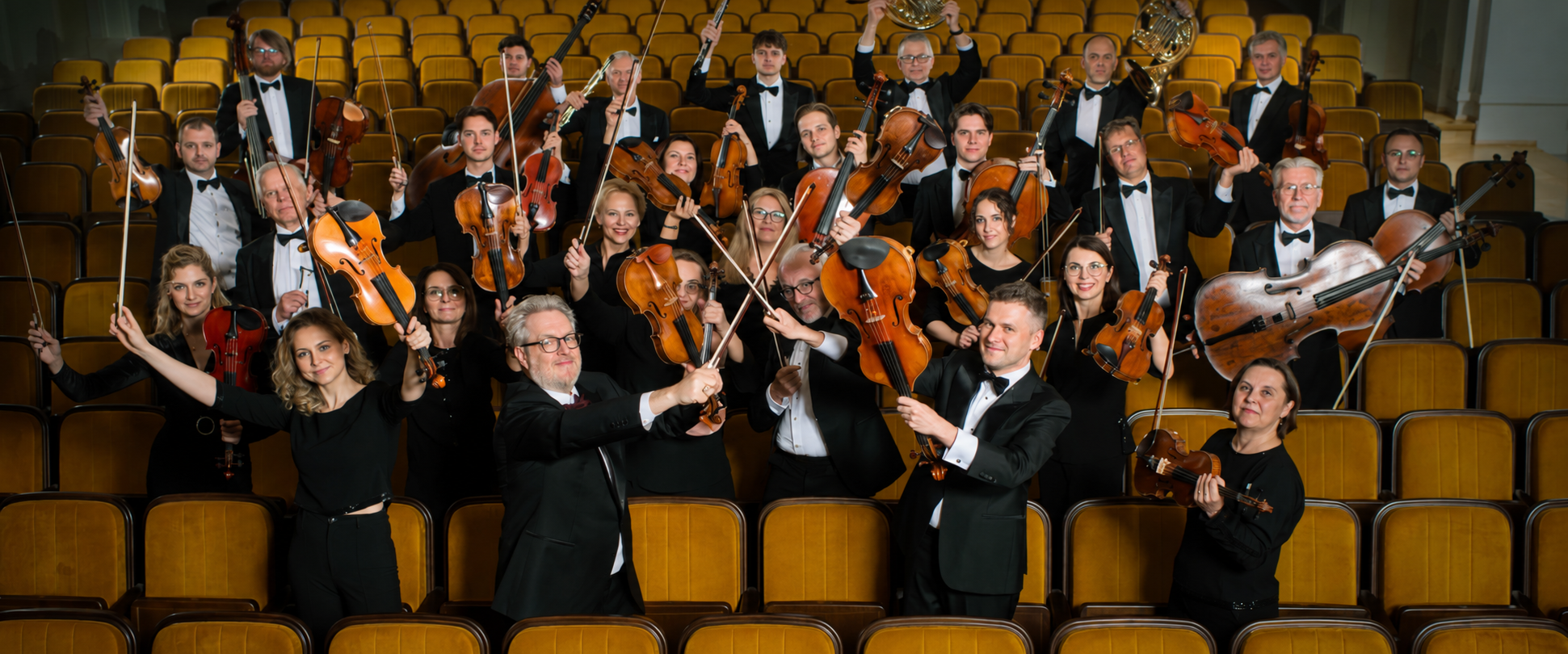 The Lithuanian Chamber Orchestra, photographed by Dmitrijus Matvejevas
